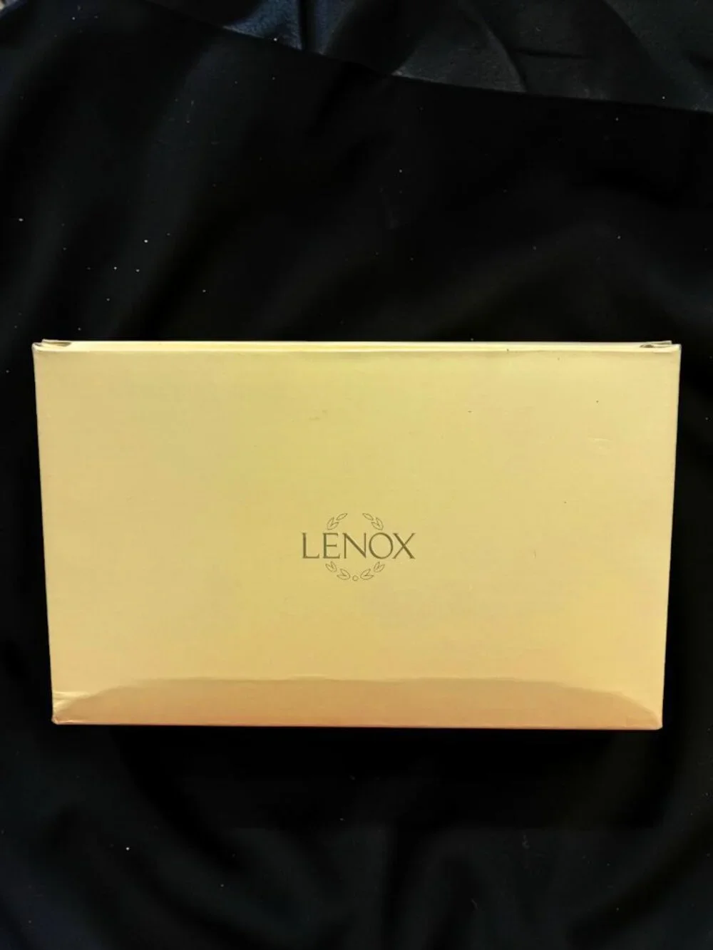 Vintage LENOX Dove Ivory Porcelain 24K Gold Trim MCM Dish 1983